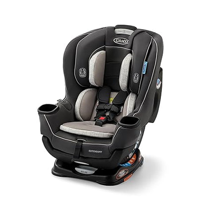 Convertible Baby Car Seat: Rear/Forward-Facing, Adjustable Extension Panel for Extra Legroom