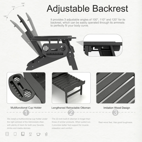 Adjustable Adirondack Chair