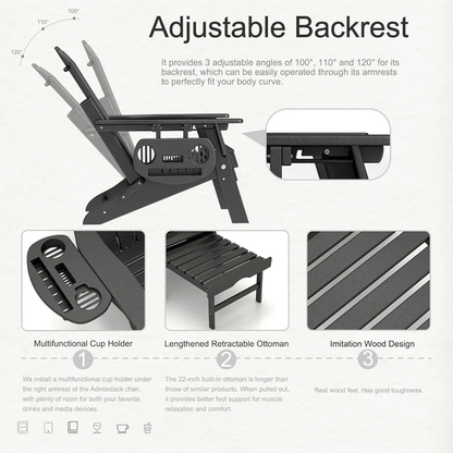 Adjustable Adirondack Chair