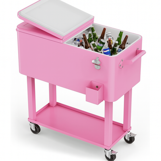 Portable Beverage Cart Cooler